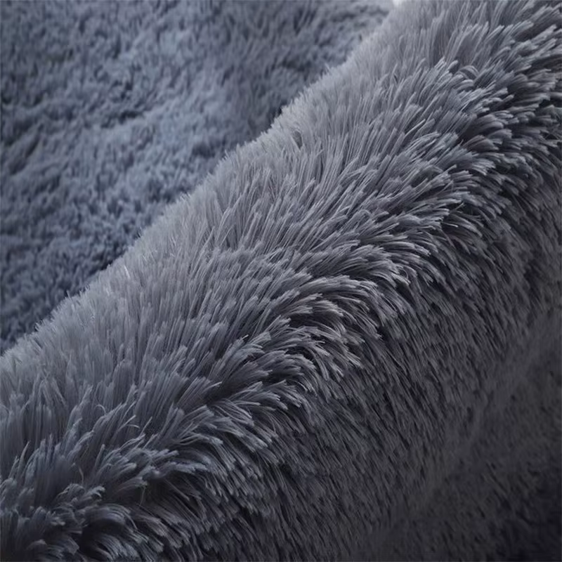 Grand tapis gris pour salon, Hall, Table basse, 160x230, chambre d'enfant, chambre à coucher, cheveu