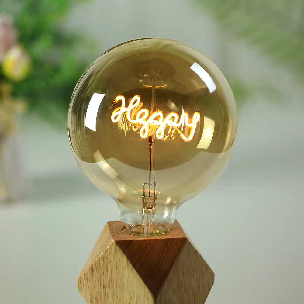 TIANFAN ampoule Led ampoule Vintage grand Globe Alphabet Filament 4W Dimmable 110V 220V ampoule Edis