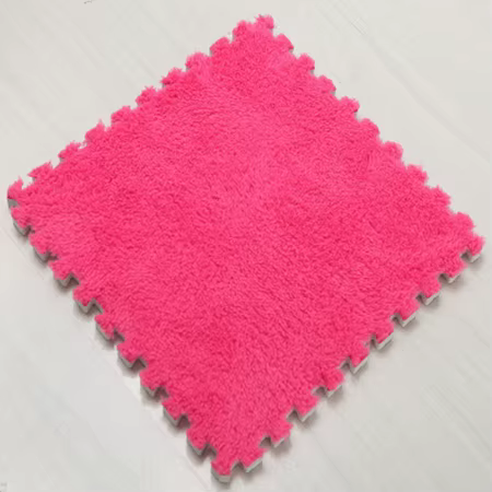 Tapis Shaggy Jigsaw DIY pour enfants, salon, chambre à coucher, zone de sol douce, lea, enfants, pat