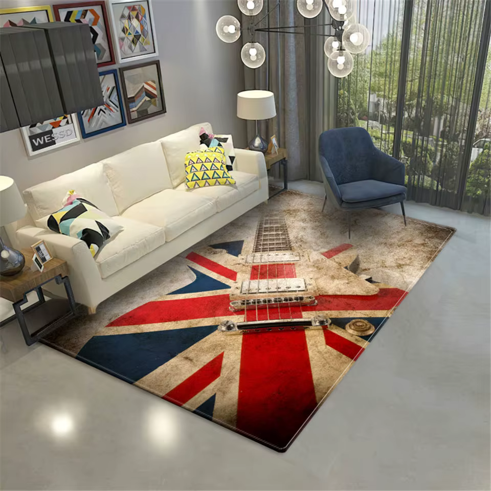 Tapis de sensation d'Angleterre pour la décoration de salon, rétro, zone britannique, lea, chambre à