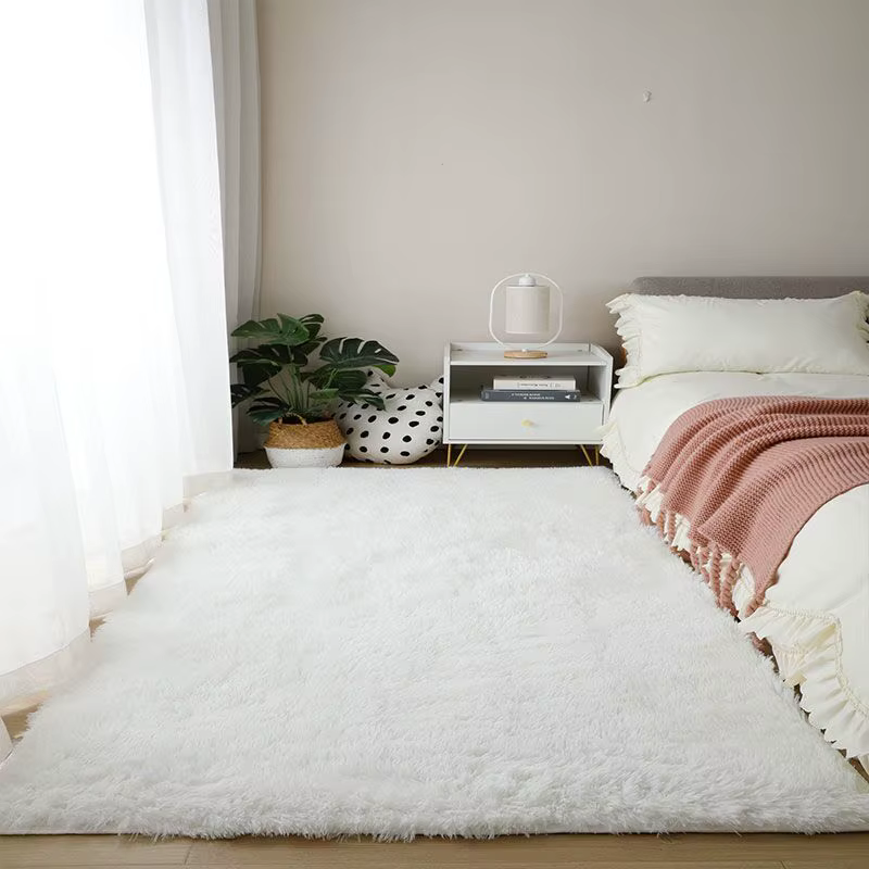 Tapis rose pour enfants, décoration de chambre à coucher pour filles, grands tapis nordiques pour sa