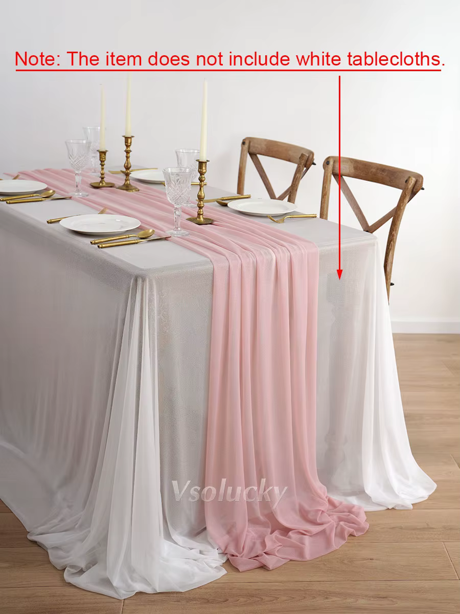 Chemin de table transparent de luxe pour mariage, décorations rustiques Boho, fête des patients, dou