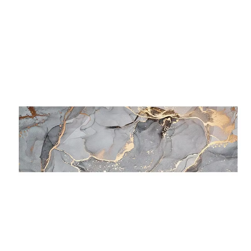 Tapis De Cuisine motif marbre tapis imperméable à l'huile tapis De sol antidérapant décoration De la
