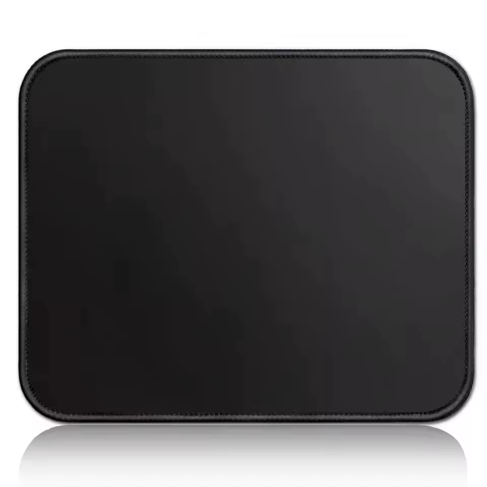 Tapis de souris noir pur grande taille universel ordinateur de bureau et d'ordinateur portable burea