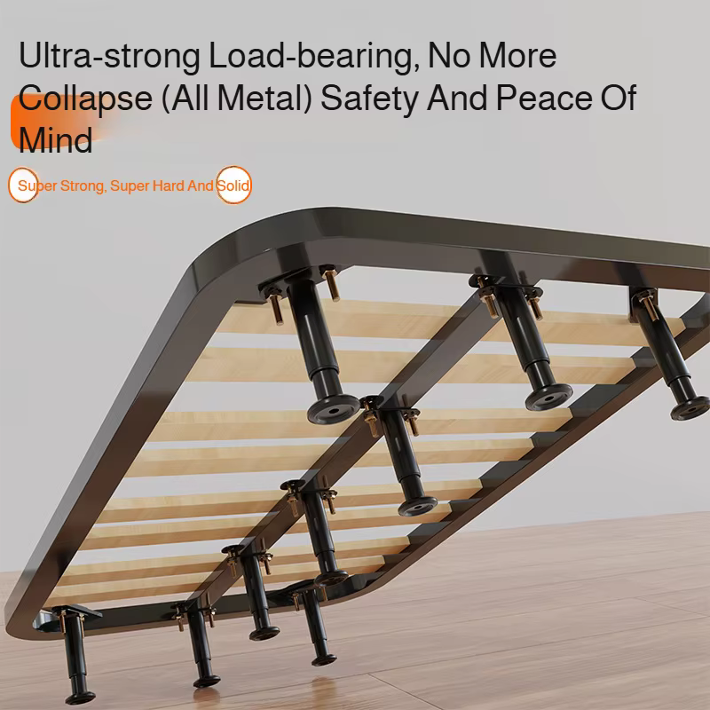 1 pièces Support de poutre de lit fixateur de pied télescopique réglable en plastique meubles jambe