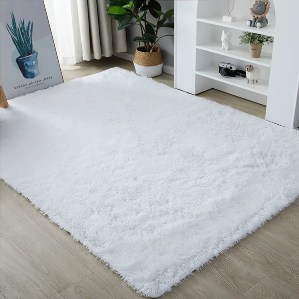 Tapis en peluche doux et confortable pour la décoration intérieure, tapis de sol pour la maison, sal