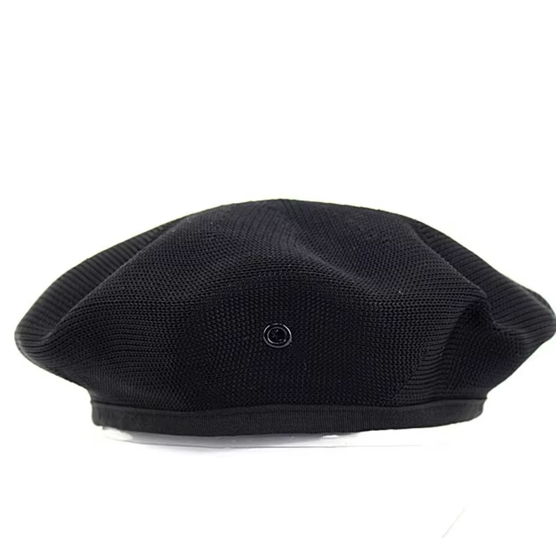 Mesh Beret Hat for Men & Women Summer Breathable French Cap Performance Costume Accessory  Adjustabl