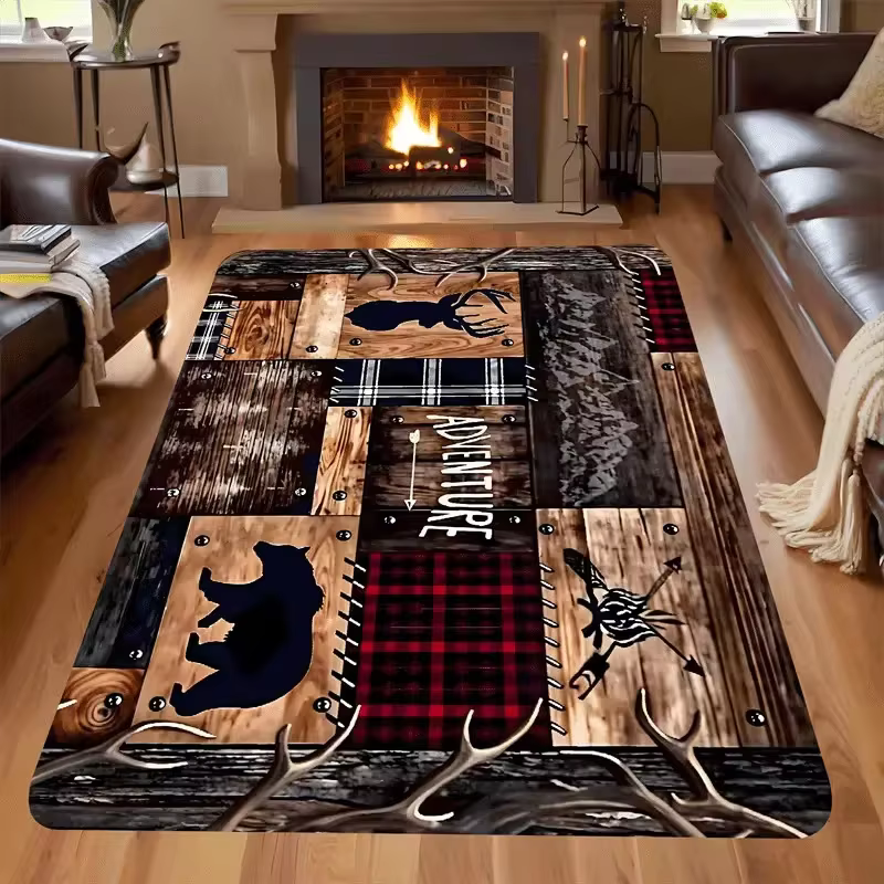 Tapis de salon chic et moderne, luxueux, tapis de sol pour chambre à coucher, décoration de la maiso