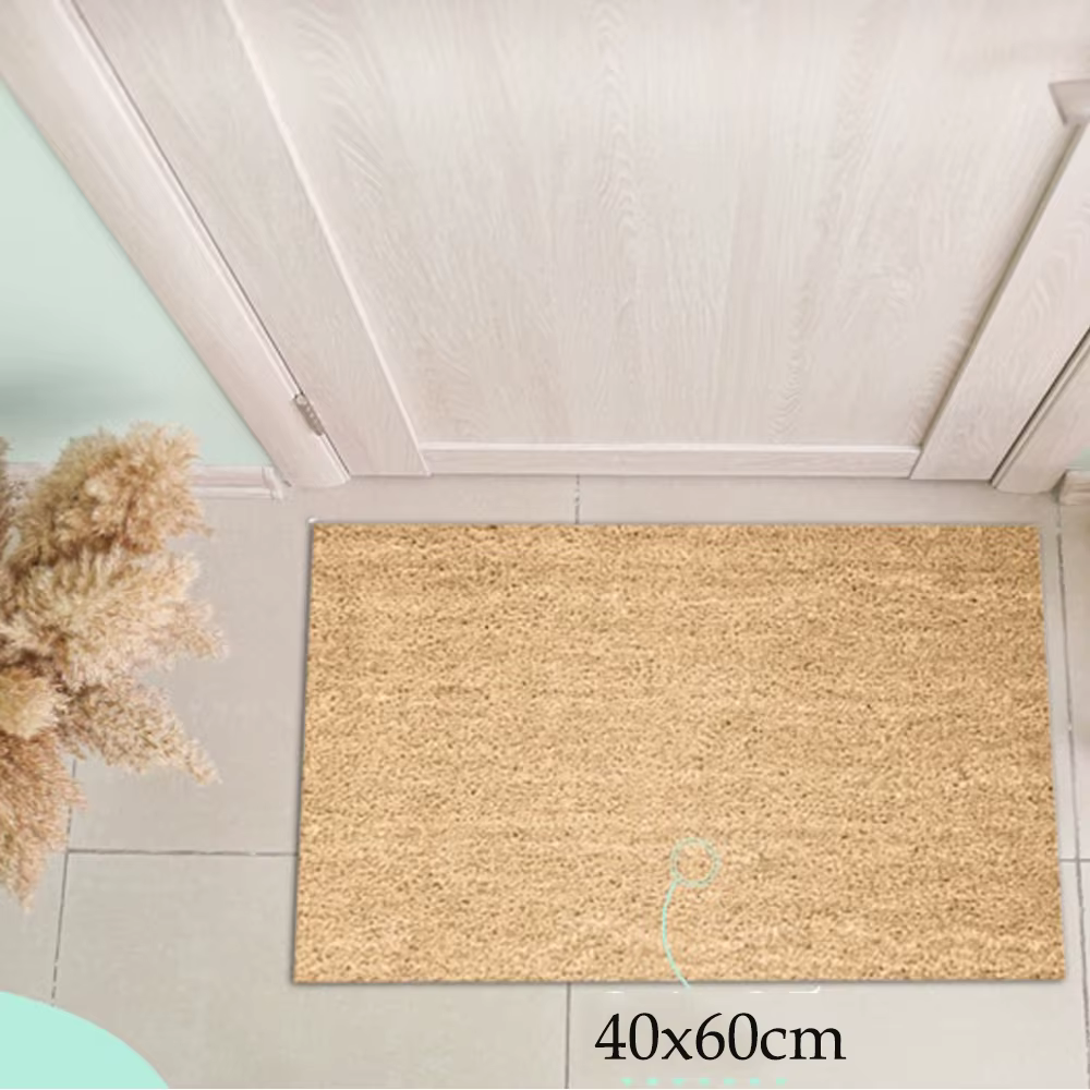 Paillasson avec logo personnalisé, tapis de bienvenue avec vos mots ici, élégant et durable, à sécha