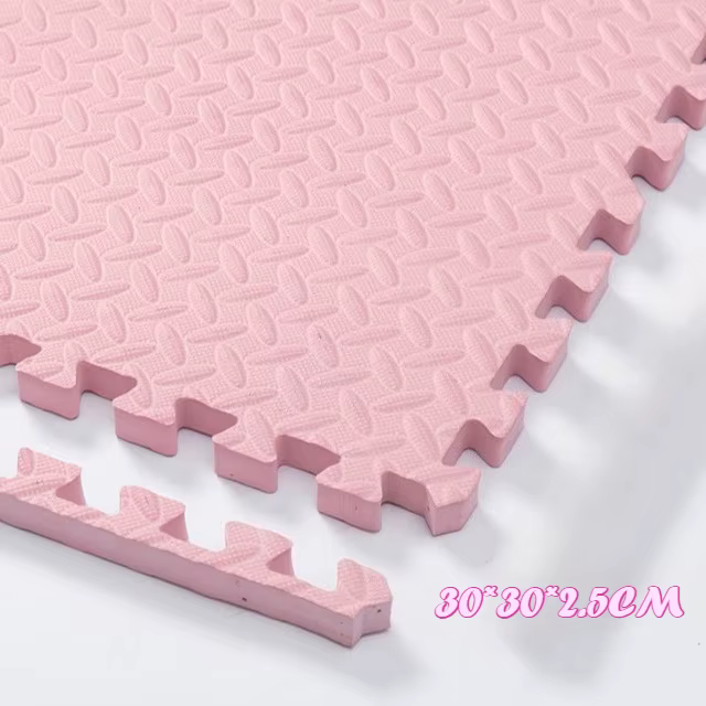Tapis de jeu de sol Puzzle en mousse épaisse de 2.5cm, tapis de jeu rampant pour bébé, tapis de Fitn