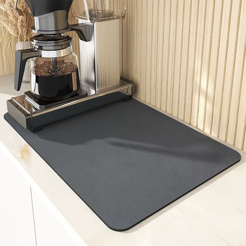 Tapis de Drainage imperméable Super absorbant pour vaisselle de cuisine, tapis de séchage de plat à