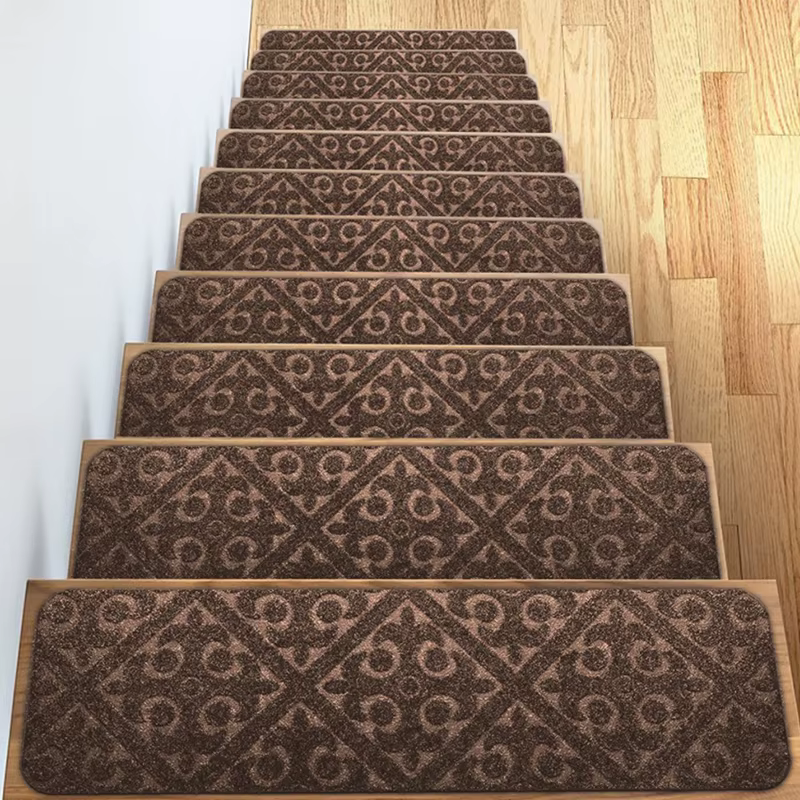 Tapis d'escalier d'intérieur antidérapant, 1 pièce
