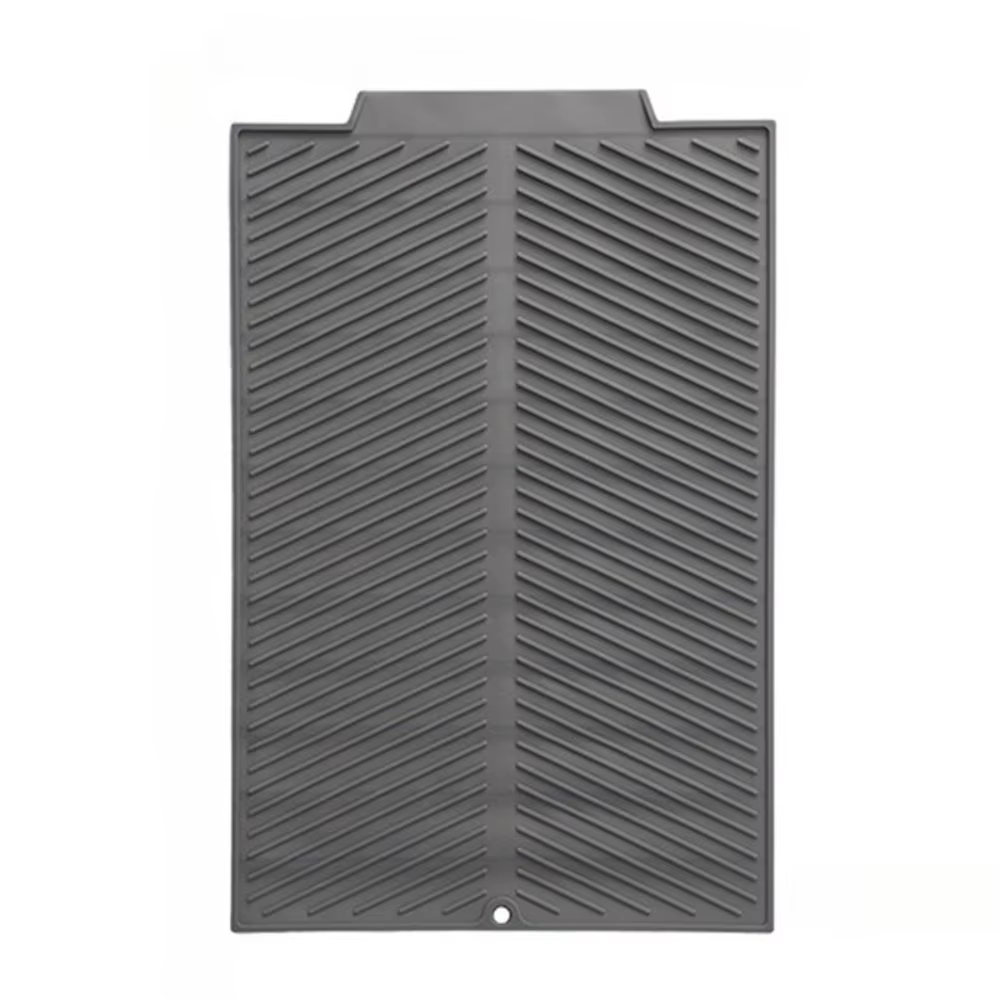 Tapis de séchage de vaisselle en silicone antidérapant, tapis de séchage de vaisselle, coussin d'iso