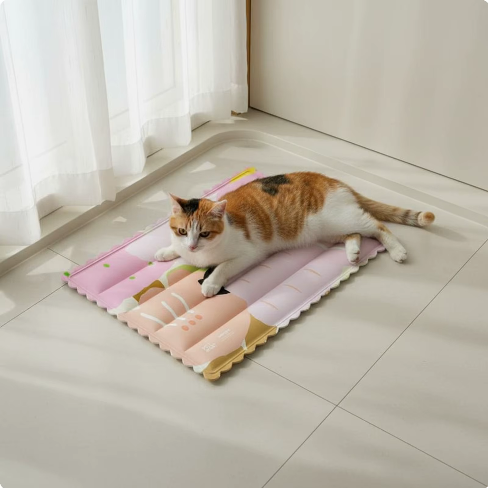 Tapis rafraîchissant pour chat, fraîcheur longue durée, coussin rafraîchissant pour animaux de compa