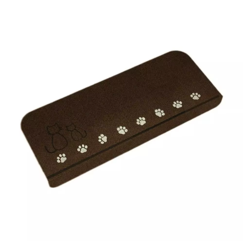 Tapis d'escalier lumineux Durable, absorbant l'eau, antidérapant, auto-adhésif, lavable, doux