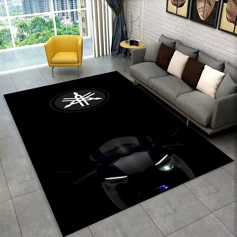 Tapis 3D Y-Yamaha Racing Moto pour salle de jeux, chambre, salon, canapé, décoration intérieure, tap