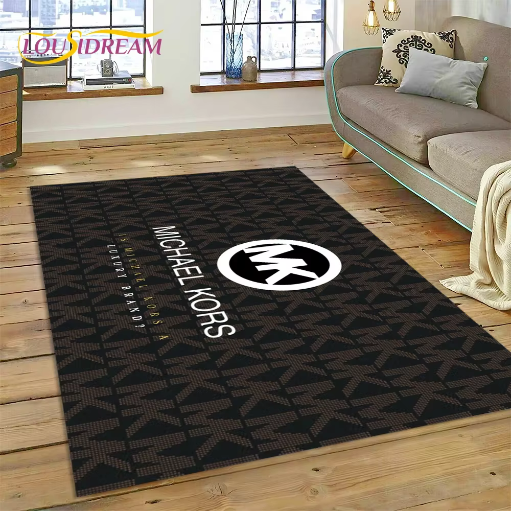 Tapis 3D imprimé K-Kors MK pour la maison, le salon, la chambre, le canapé, le paillasson, la décora