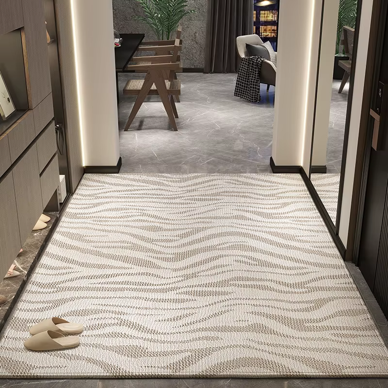 Tapis d'entrée d'intérieur antidérapant, résistant à la saleté, pour porte d'entrée de Villa, facile