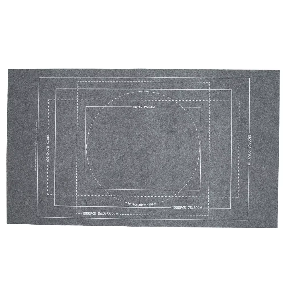 Ensemble de tapis de puzzle en feutre, organisateur de puzzle, couverture, tapis de rangement de puz