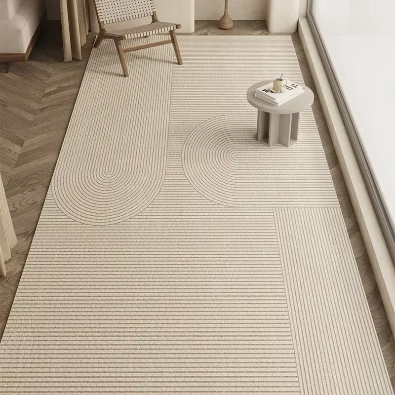 Tapis de sol de balcon en PVC, imperméable, en cuir, antidérapant, japonais, décoration de la maison