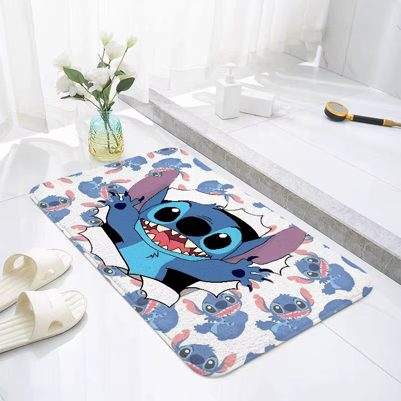 Tapis de sol mignons S-Stitchs, tapis de buanderie pour la maison, tapis antidérapant pour la décora