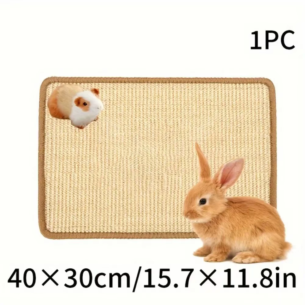 Tapis à mâcher et à gratter pour lapin – Coussin antidérapant en fibre naturelle |   Sous-vêtements 