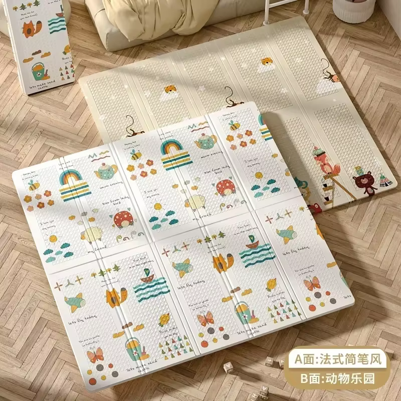 Tapis imperméable pour enfants mère enfants ramper jouer sol pliant doux tapis bébé jouer tapis acti