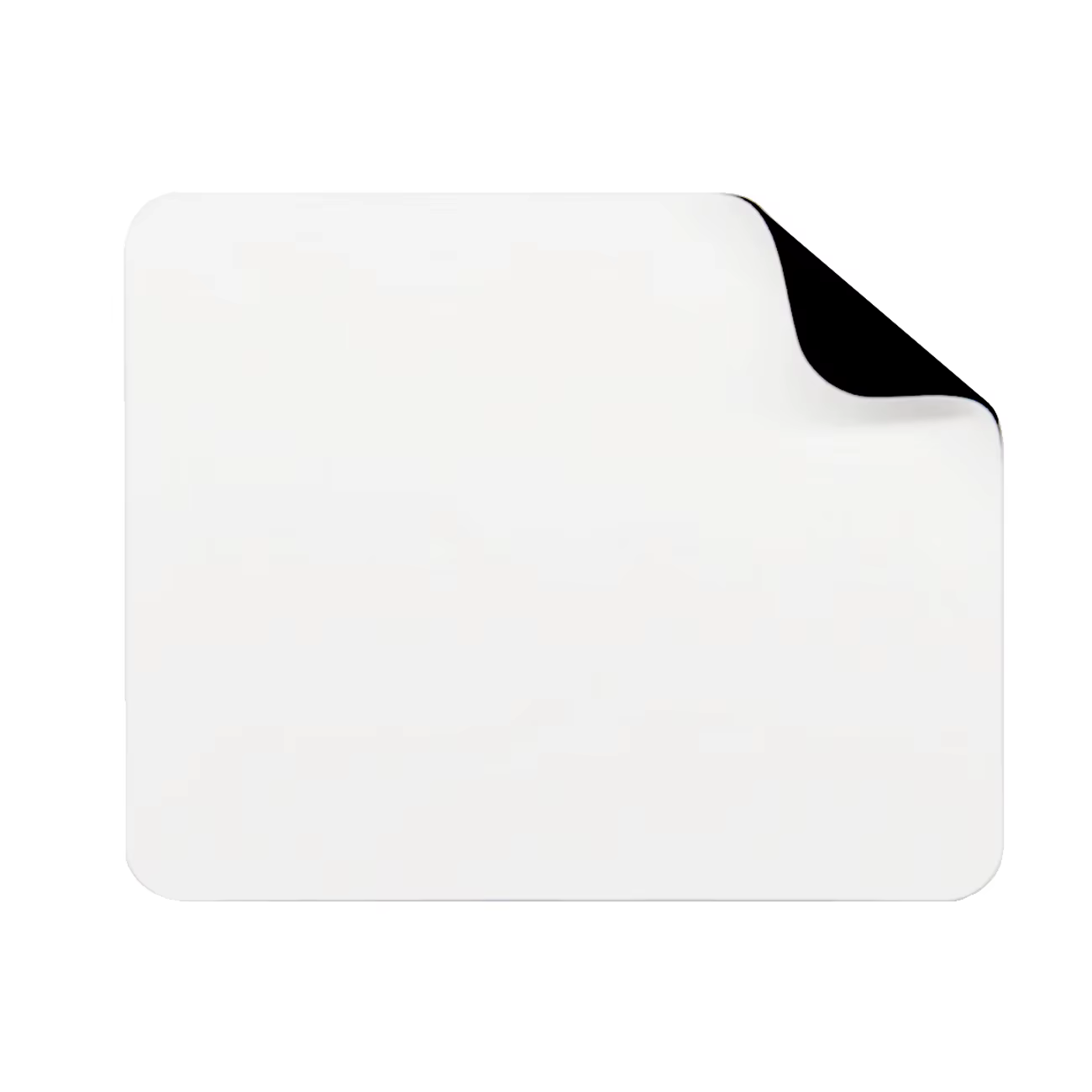 Tapis de souris en cuir souple blanc avec base antidérapante à motif Lichi imperméable pour la maiso
