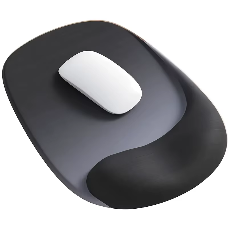 Tapis de souris ergonomique avec support de poignet en gel, antidérapant, parfait pour les ordinateu