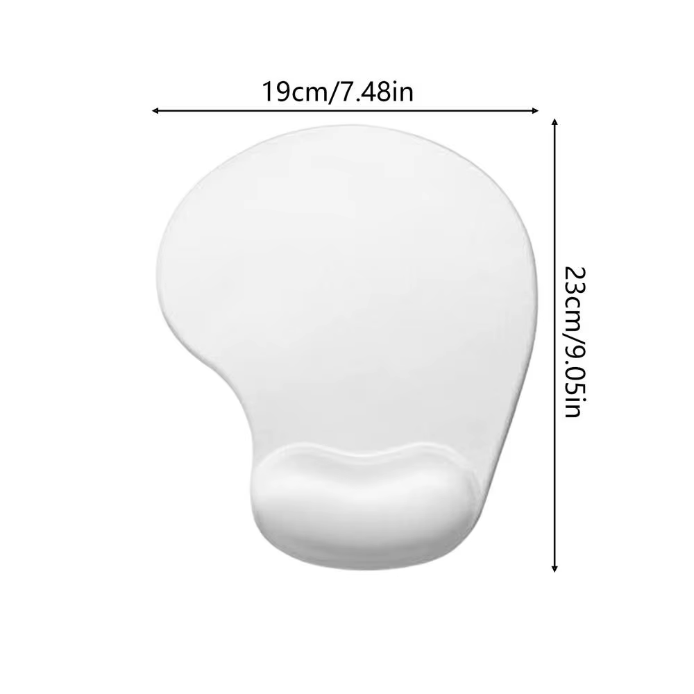Tapis de souris avec support pour le poignet, ergonomique, antidérapant, coussin en mousse à mémoire