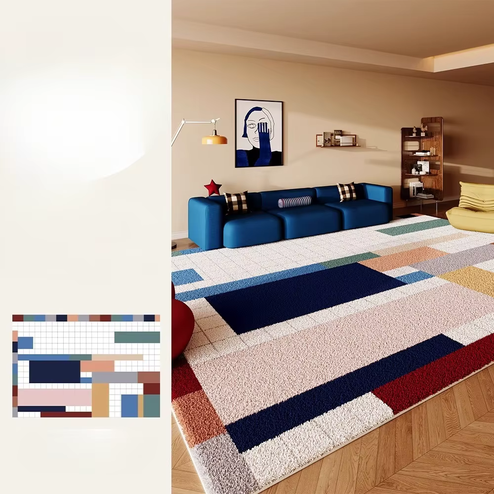Tapis de Style rétro pour chambre à coucher, grande surface, décoration de salon, antidérapant, épai