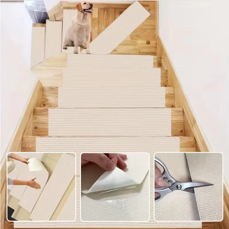 1PC 20x80cm Tapis antidérapant pour marches d'escalier Tapis antidérapant de sécurité Tapis antidéra