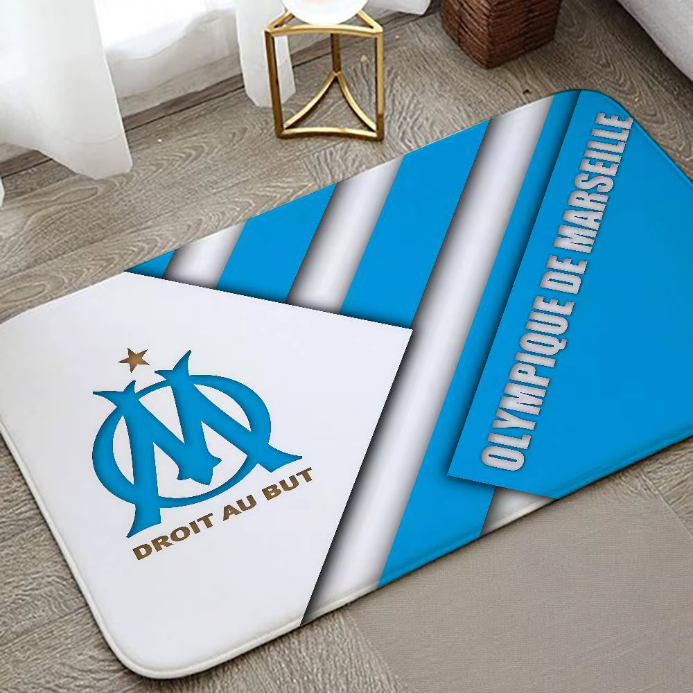 Tapis de sol M-Marseilles en flanelle imprimée, adapté aux salles de bains, aux cuisines, aux entrée