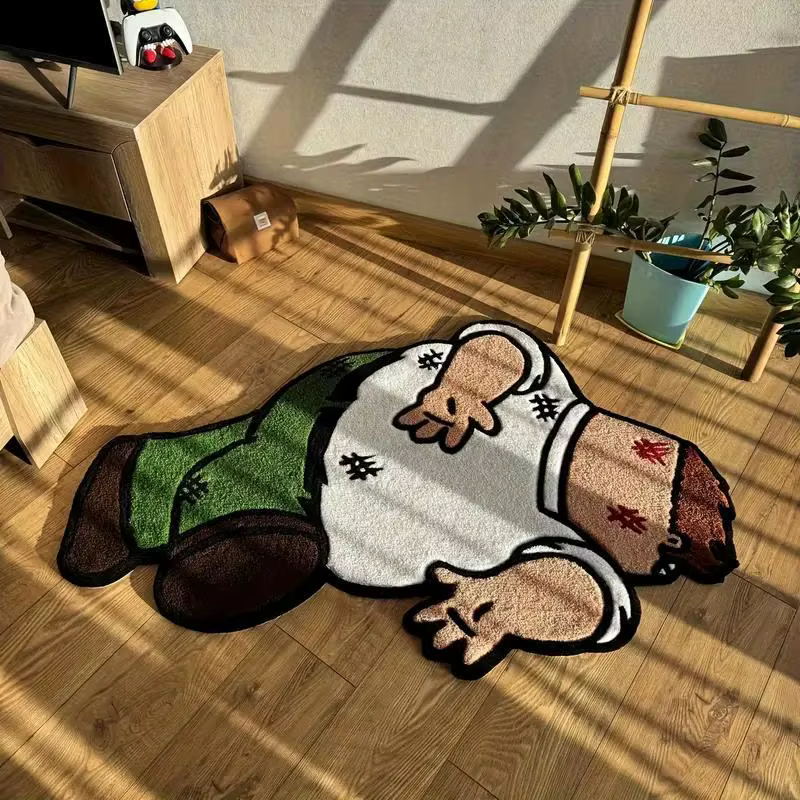 VIKAMA – tapis de personnage de dessin animé original, en peluche, pour salon, chambre d'enfant, sal