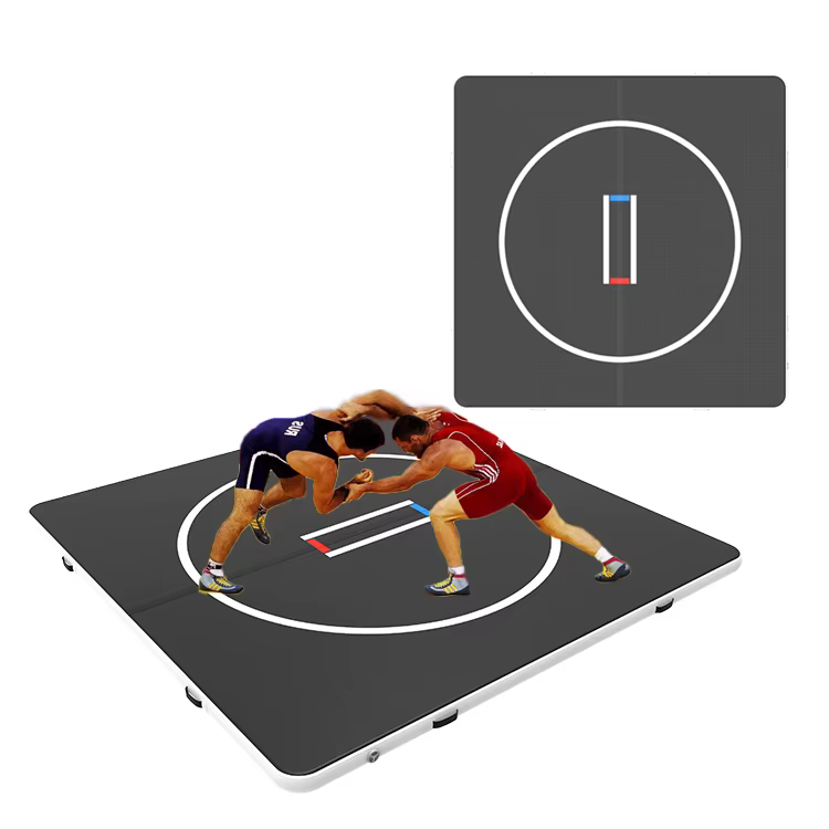 Tapis de lutte gonflable de 10 pieds, tapis de Jiu-Jitsu pour la salle de sport à domicile, BJJ, MMA