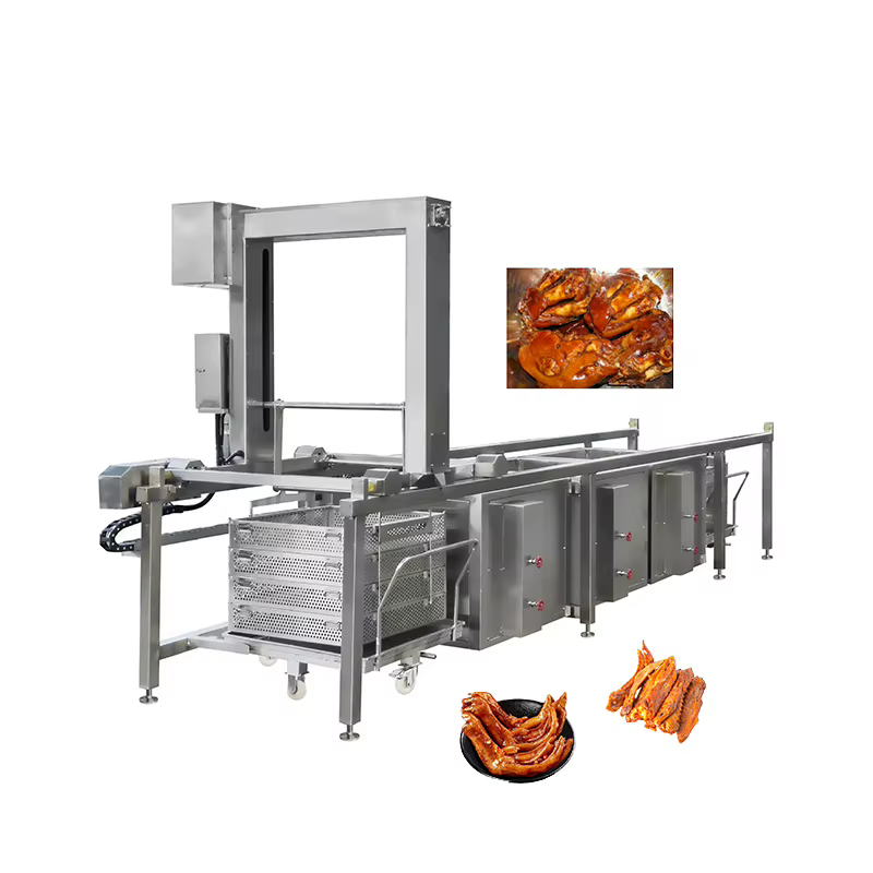 Four de cuisson continu pour viande braisée (bœuf, mouton, poulet) – Équipement industriel de cuisso