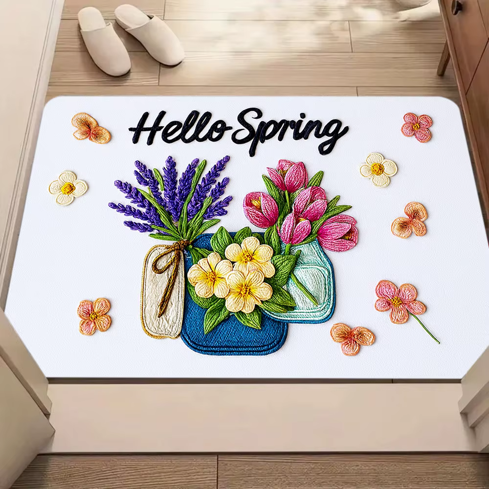 Tapis de cuisine en céramique de fruits citron d'été, décor pour salon, couloir, balcon, salle de ba