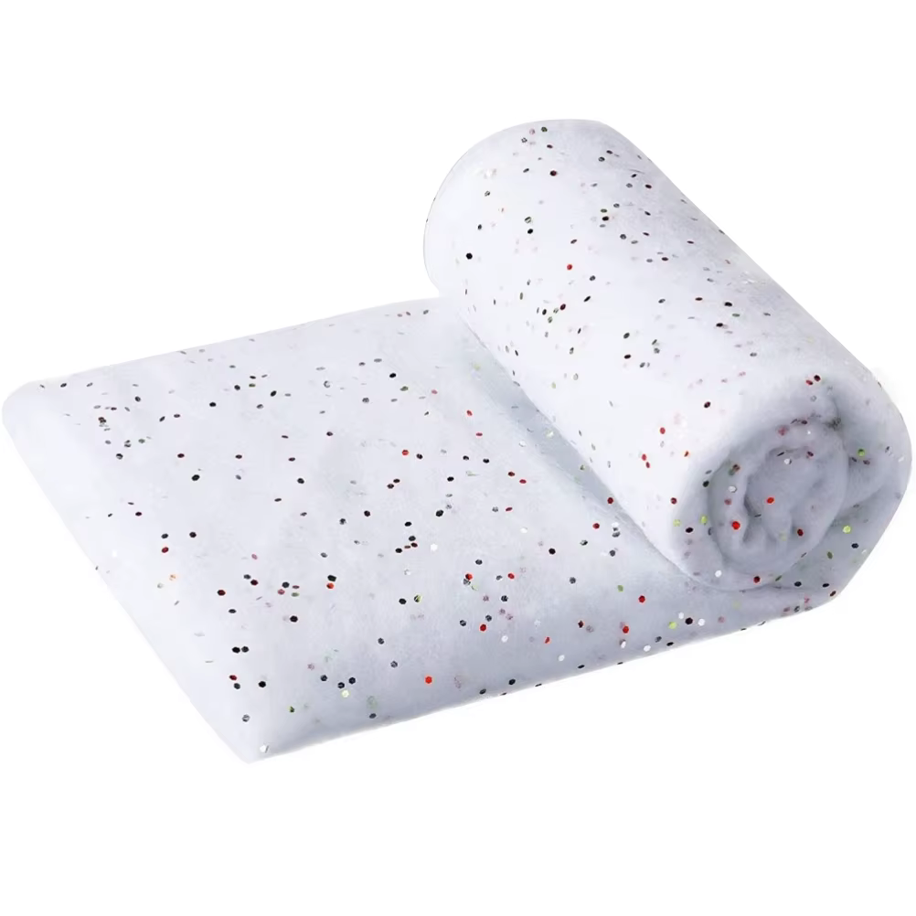 Décoration de neige artificielle de noël, couverture de neige à paillettes, tapis de neige de noël