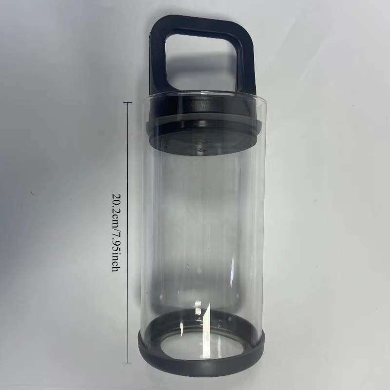 Bocaux hermétiques sous vide pour grains de café, conteneurs en verre transparent pour aliments de c