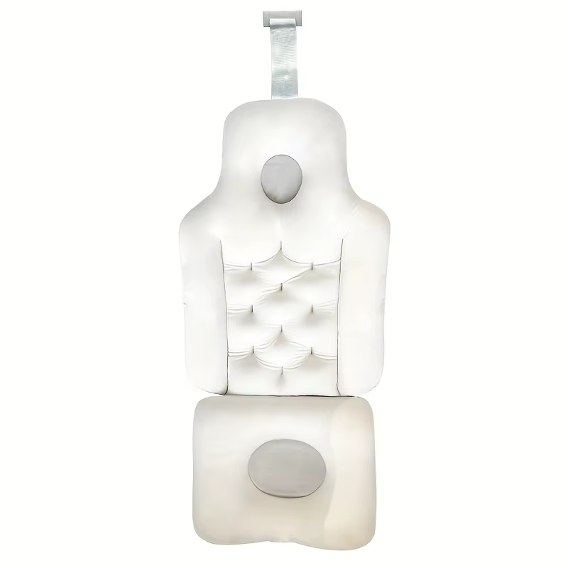 Tapis de bain pliable pour adultes, tapis de baignoire domestique, dossier de baignoire, tapis en mé