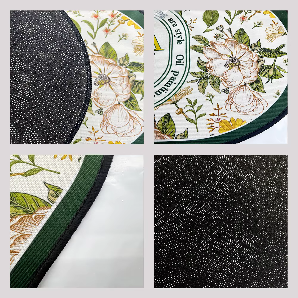 Tapis de cuisine antidérapant, longs, en velours cristal, pour salon, pieds absorbants, chambre à co