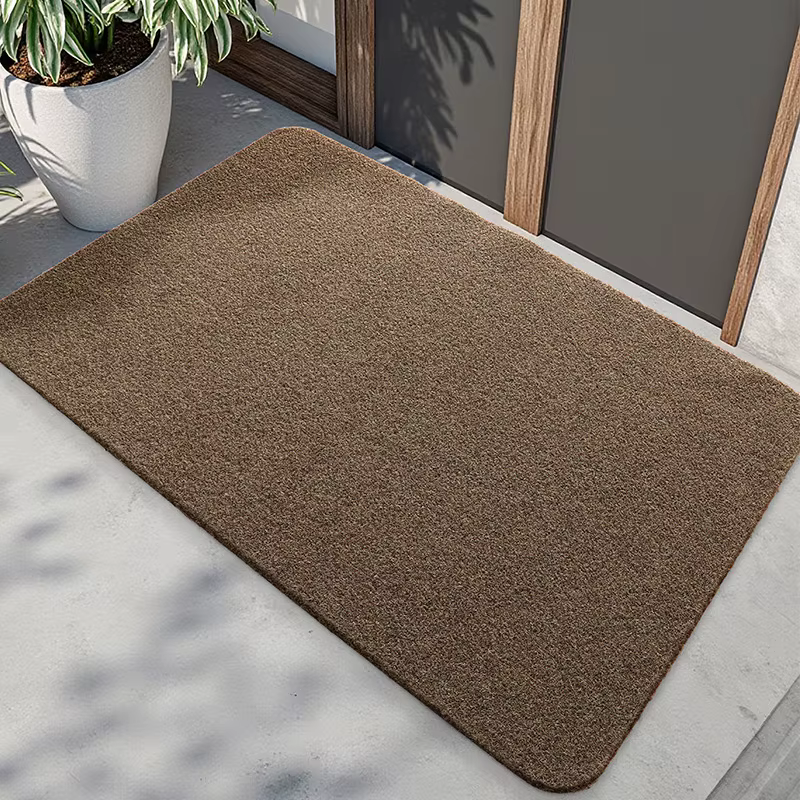 Tapis d'entrée en PVC antidérapant, imperméable, séchage rapide, anti-salissures, robuste, intérieur