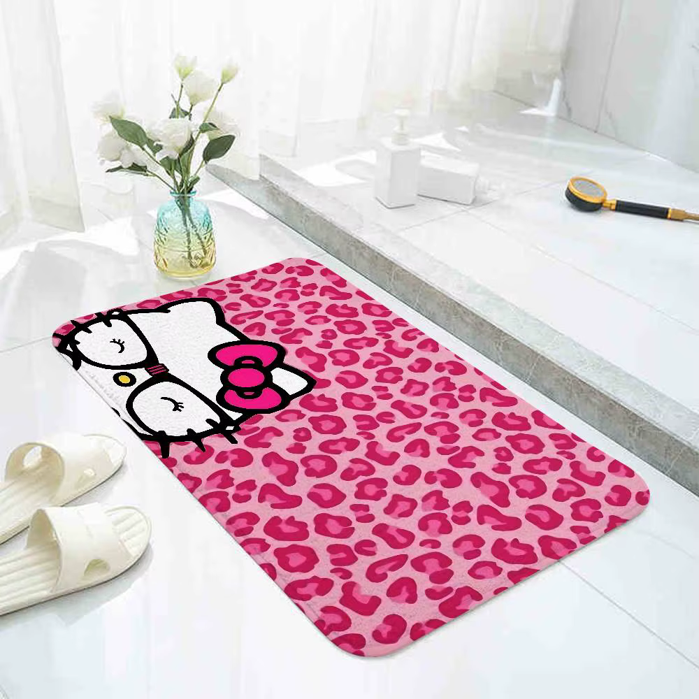 Mignon h-hello-k-kitty tapis de sol salle de bain tapis absorbant porte Simple tapis résistant à la