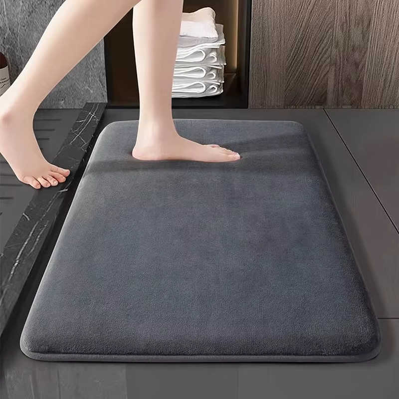 Tapis de sol super absorbant, tapis de bain super absorbant, tapis de salle de bain antidérapant en