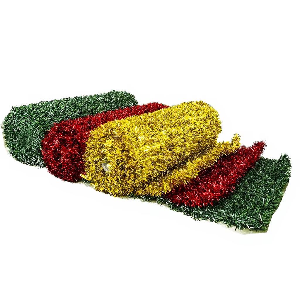 Tapis guirlandes en maille pour animaux de compagnie de haute qualité, décoration à motif d'herbe et