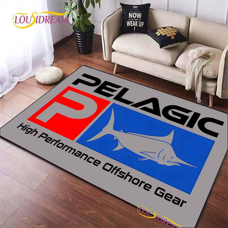 Tapis de pêche salon chambre Table canapé café décoration zone de yoga tapis enfants cuisine porte t