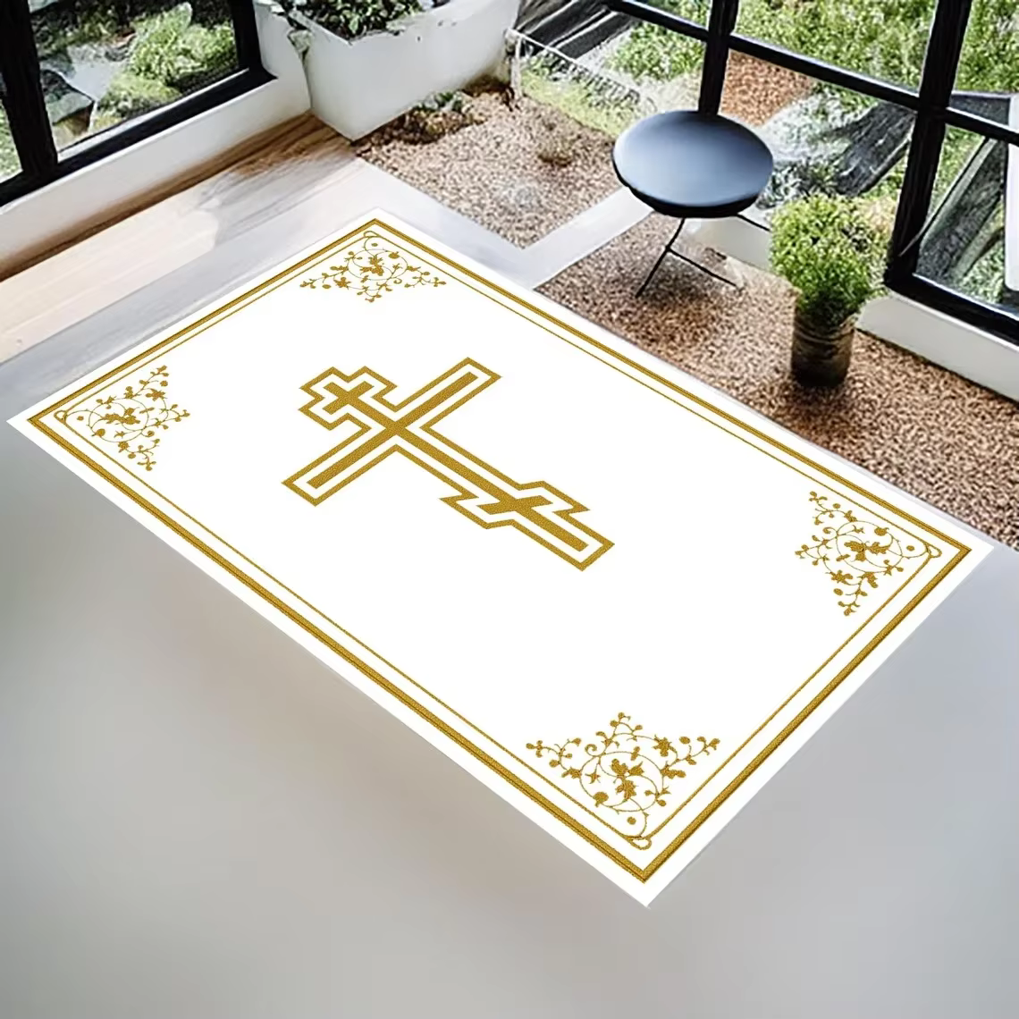 Tapis de prière personnalisé pour musulman, moderne, décoration de salon, cadeau pour femmes musulma