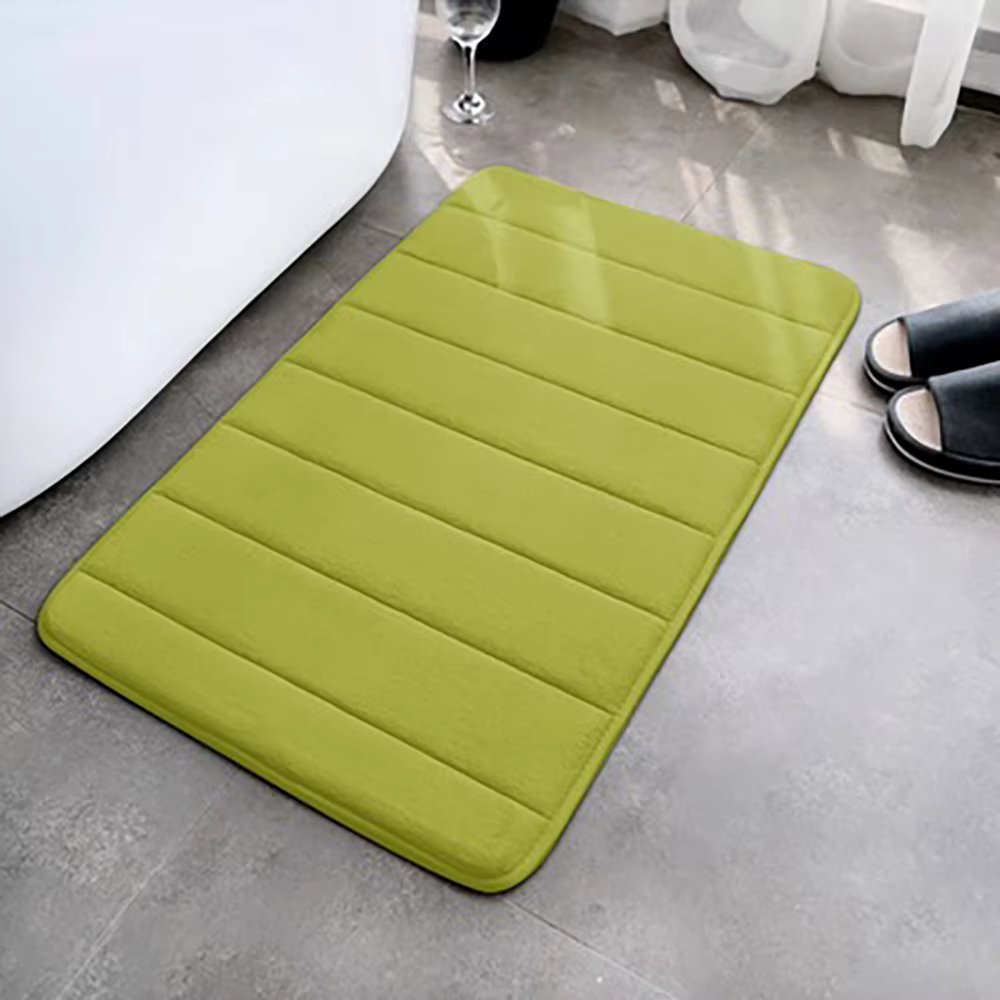 Tapis de bain en mousse à mémoire de forme 40*60CM, séchage rapide, super doux, absorbant, antidérap