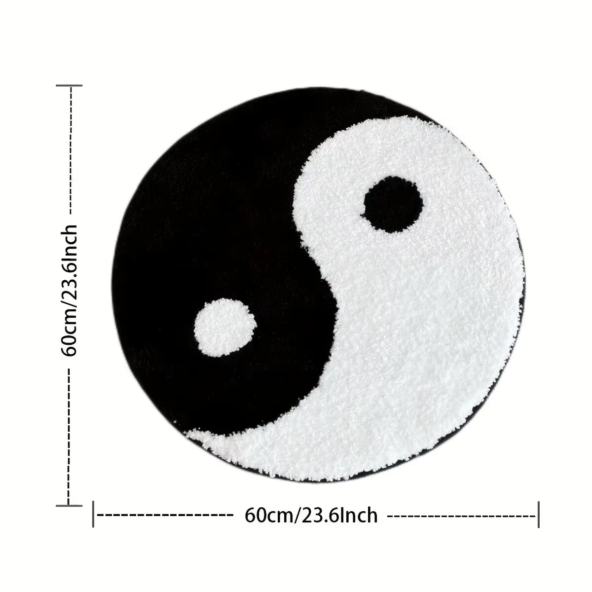 VIKAMA Taiji Yin Yang tapis rond chinois Zen salon tapis chambre étude salon de thé tapis de Yoga no