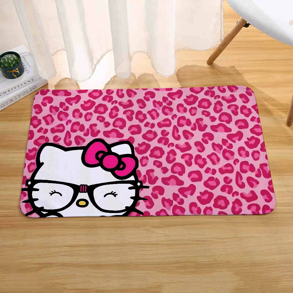Mignon h-hello-k-kitty tapis de sol salle de bain tapis absorbant porte Simple tapis résistant à la